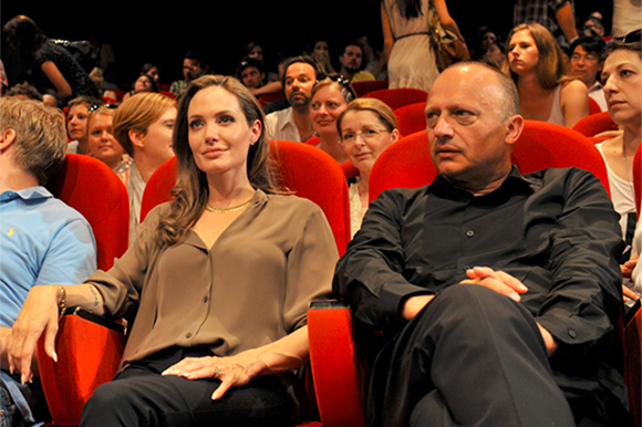 Angelina Jolie and Mirsad Purivatra