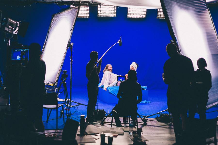 Behind the scenes, photo credit: Oskars Upenieks