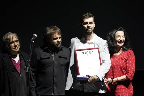 Nemanja Ćeranić awarded for Loan Shark, credit: FEST promo