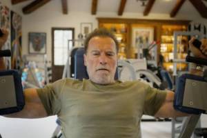 Arnold Schwarzenegger Spotted in Budapest