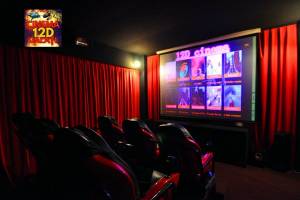 The first 12 D cinema in Romania
