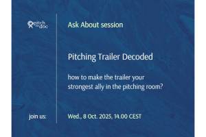 PtD hosts the next online session in the Ask About format. Pitching Trailer Decoded  | how to make the trailer your strongest ally in the pitching room