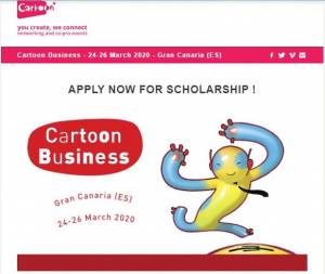 Cartoon Business 2020 - Scholarship application