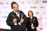 Mariusz Wilczyński - winner of the Eagles for Best Film and Best Screenplay, together with Agnieszka Ścibor, producer of the film &quot;Kill It and Leave This Town&quot;