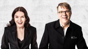  Roosa Toivonen and Petri Kemppinen, the co-heads of TV Beats Forum at last year&#039;s event. 