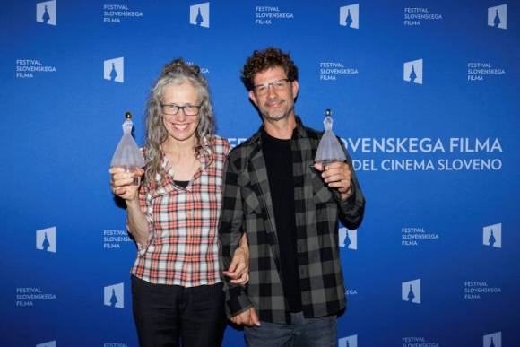 Director Tomaž Grom and producer Špela Trošt awarded for Don&#039;t Think It Will Ever Go Away