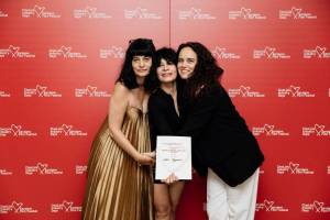 Labina Mitevska, Teona Strugar Mitevska and Sonja Prosenc - CineLink Female Voices Award