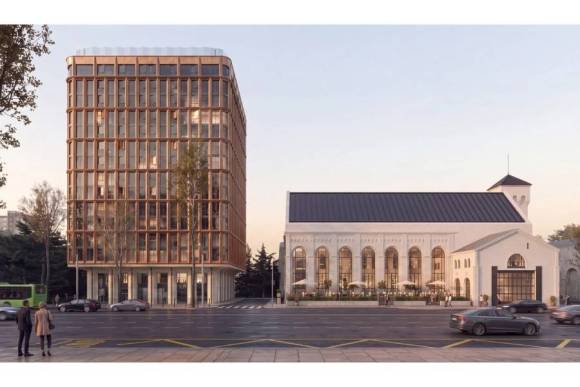 Historic Georgian Film Pavilion Transformed into Modern Residential Hub